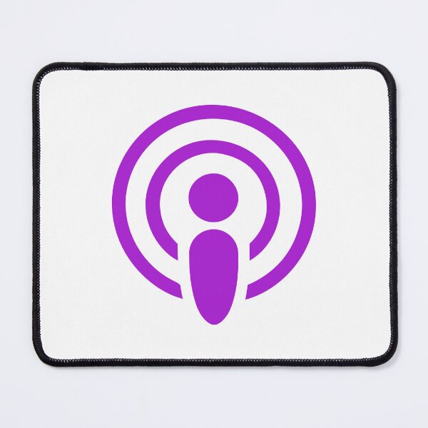 Item preview, Bold Purple Podcast Icon - Stand Out Design designed and sold by minscw.
