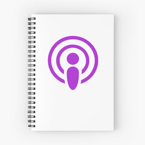 Item preview, Bold Purple Podcast Icon - Stand Out Design designed and sold by minscw.