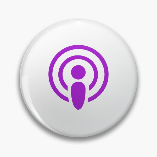 Item preview, Bold Purple Podcast Icon - Stand Out Design designed and sold by minscw.