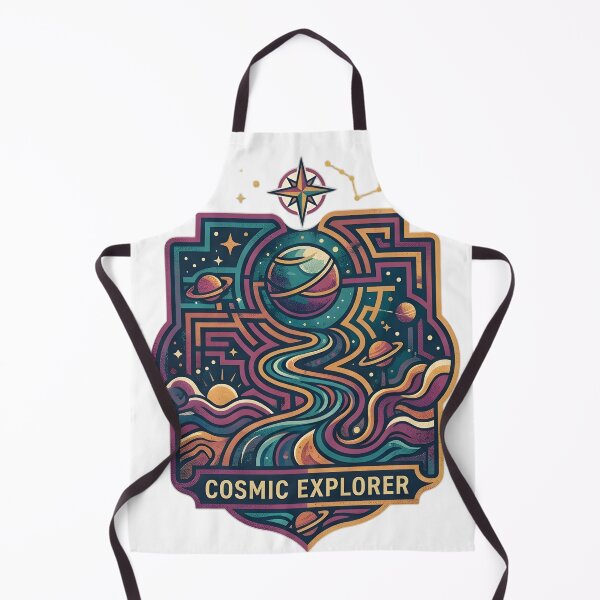 Item preview, Cosmic Explorer Vintage Astronomy Emblem designed and sold by ManuMax93.
