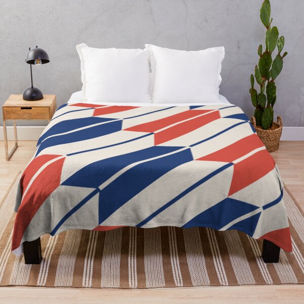 Item preview, Modern Yagasuri Navy & Vermilion designed and sold by TexSta.