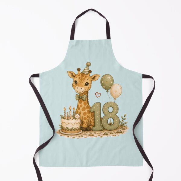 Item preview, Party Giraffe 18th Birthday designed and sold by MellowMunchkins.