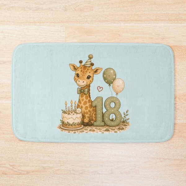 Item preview, Party Giraffe 18th Birthday designed and sold by MellowMunchkins.