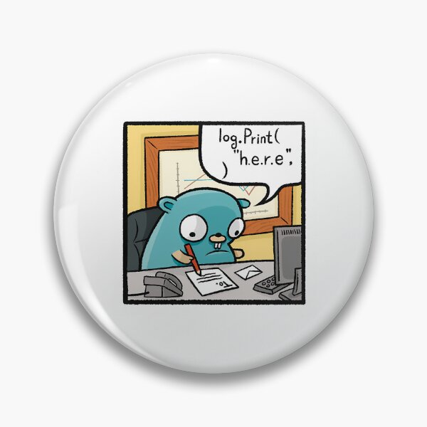 Item preview, Gopher Says In Go Log.Print designed and sold by EmosGiftd.