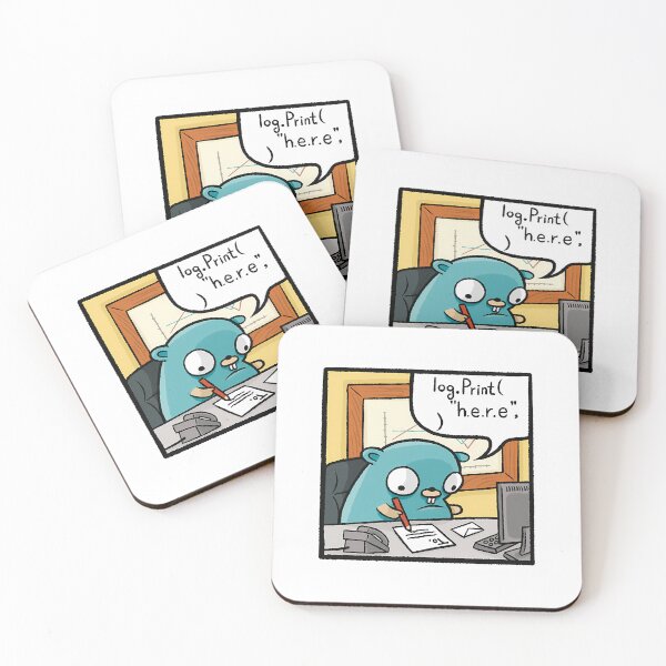Item preview, Gopher Says In Go Log.Print designed and sold by EmosGiftd.