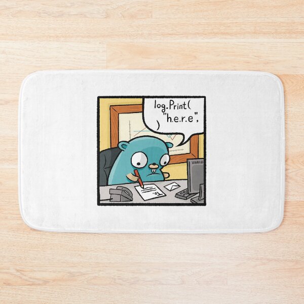 Item preview, Gopher Says In Go Log.Print designed and sold by EmosGiftd.