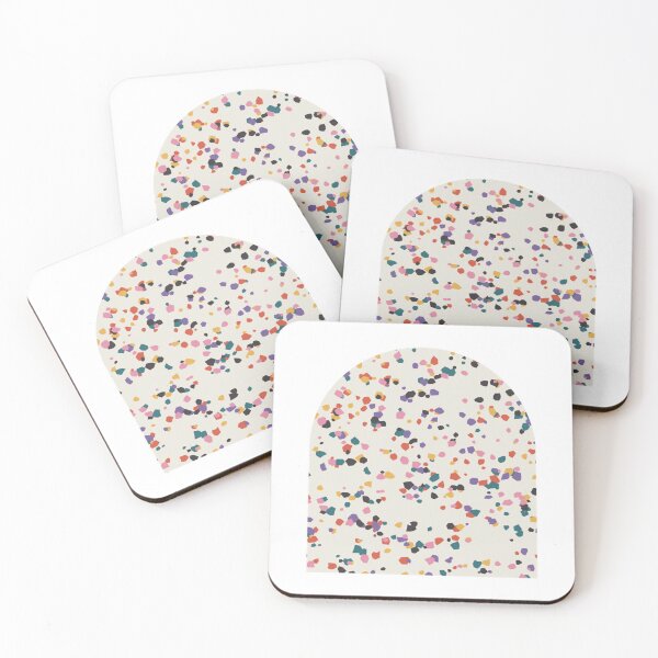 Item preview, Terrazzo Confetti Arch Minimalist Bohemian Geometric Design designed and sold by TerrazzoForms.