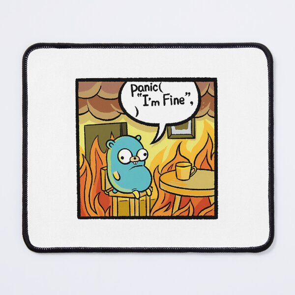Item preview, Gopher Says In Go Panic designed and sold by EmosGiftd.