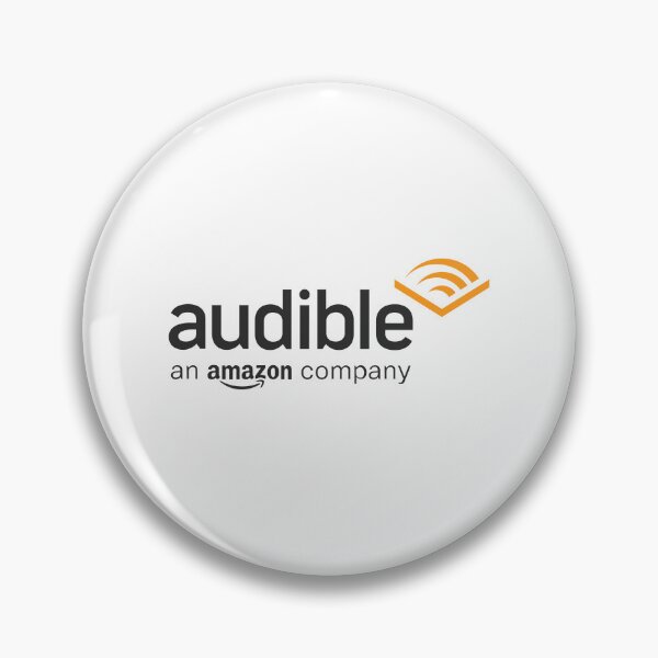 Item preview, Official Audible Audiobook App Logo with Amazon Tagline designed and sold by minscw.