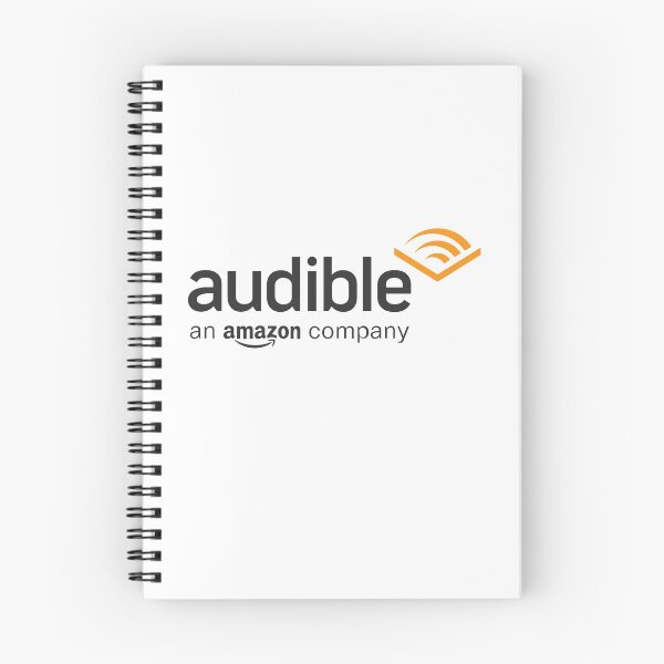 Item preview, Official Audible Audiobook App Logo with Amazon Tagline designed and sold by minscw.