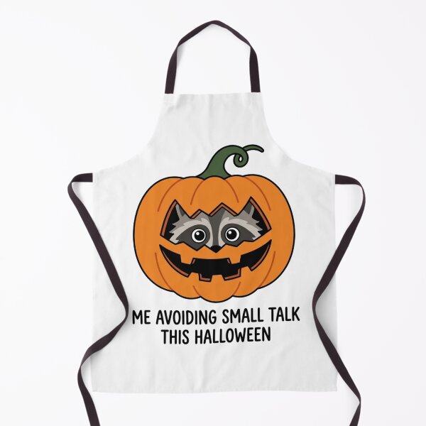 Item preview, Funny Raccoon Pumpkin Avoiding Small Talk Halloween Introvert Sarcastic Costume designed and sold by raedattia.