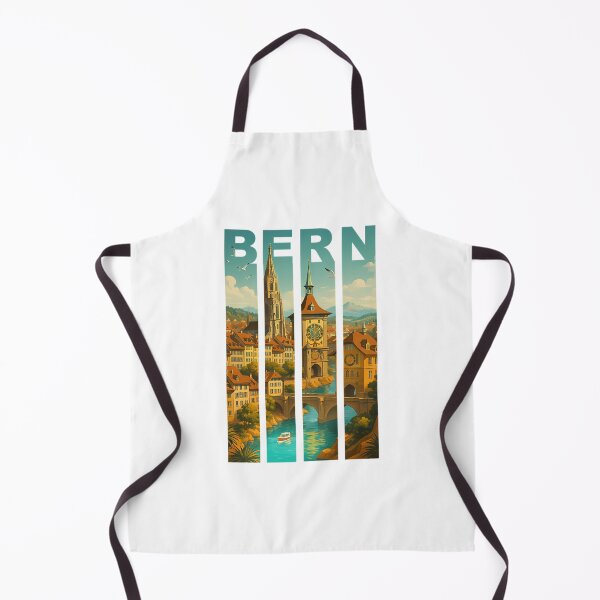 Item preview, Greetings From Bern Switzerland - Modern Colorful City View designed and sold by WalkingInNa.