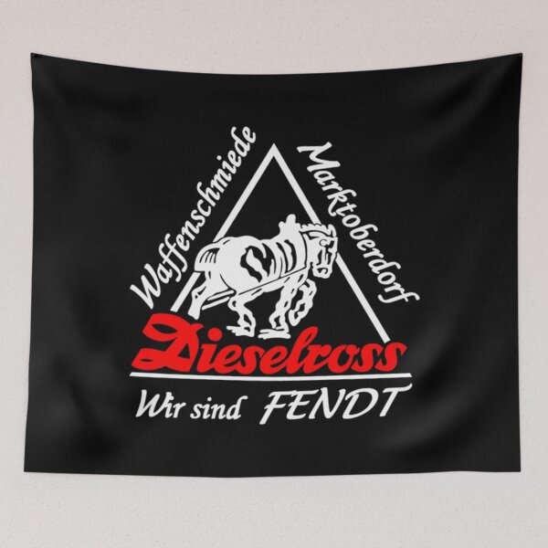Artikelvorschau, Fendt Dieselross Traktor Logo Waffenschmiede Marktoberdorf entworfen und verkauft von Magicaldesignh.