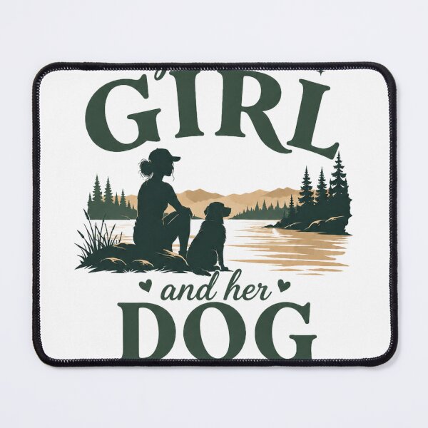 Item preview, Just A Girl And Her Dog River Time Lake Life Dog Mom River designed and sold by Yellowriversss.