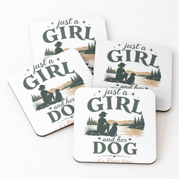 Item preview, Just A Girl And Her Dog River Time Lake Life Dog Mom River designed and sold by Yellowriversss.