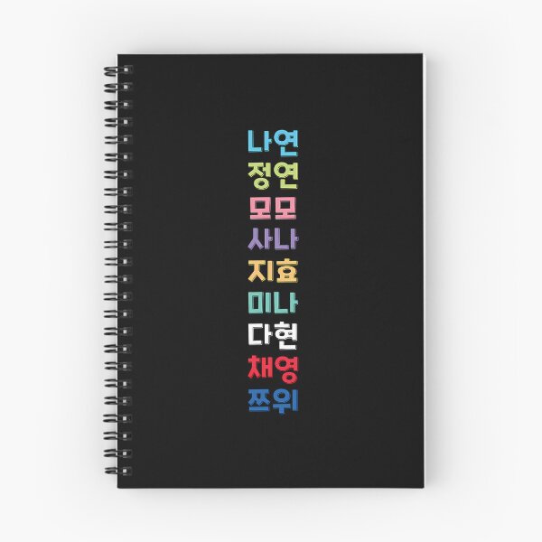 Item preview, Twice Names In Korean designed and sold by BusyIsaWork.