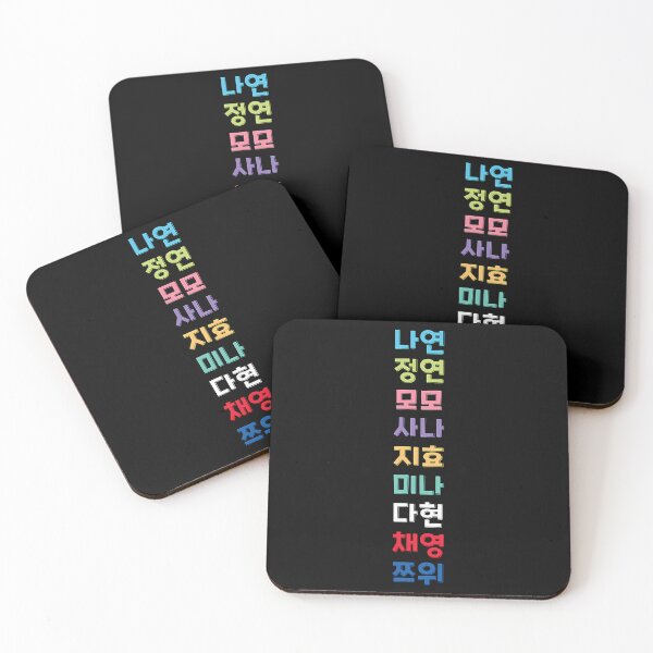 Item preview, Twice Names In Korean designed and sold by BusyIsaWork.