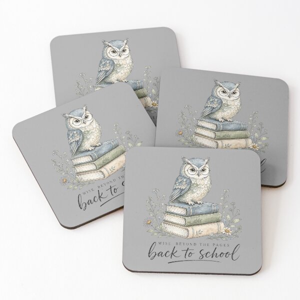 Item preview, Wise Beyond The Pages Owl Books Back to School  designed and sold by MOCH- ART.