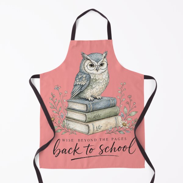 Item preview, Wise Beyond The Pages Owl Books Back to School  designed and sold by MOCH- ART.
