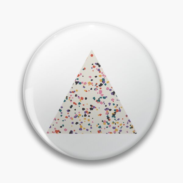 Item preview, Terrazzo Confetti Triangle Abstract Geometric Shape Art designed and sold by TerrazzoForms.