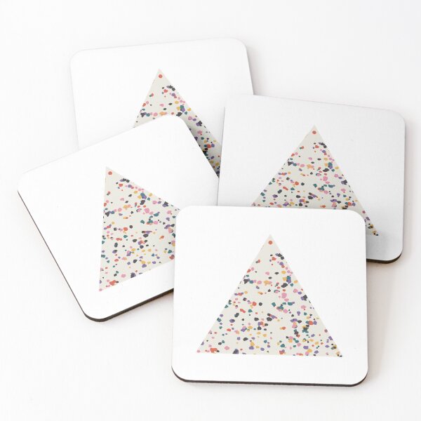 Item preview,  Terrazzo Confetti Triangle Abstract Geometric Shape Art designed and sold by TerrazzoForms.
