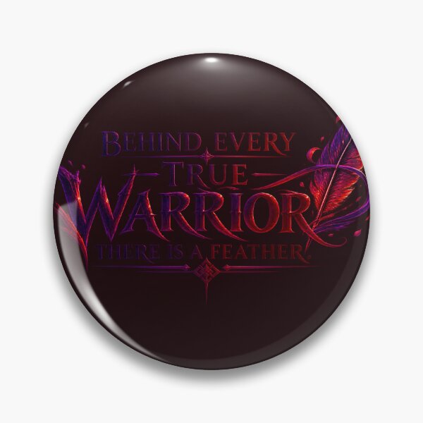 Item preview, Behind every true warrior, there is a feather. designed and sold by MaxDreamsArt.