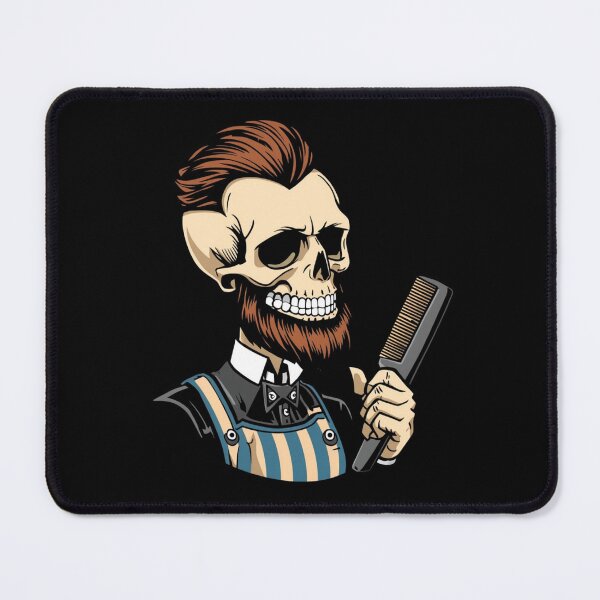 Item preview, Gentleman Barber Skull With Comb Art designed and sold by Barber MD Culture.