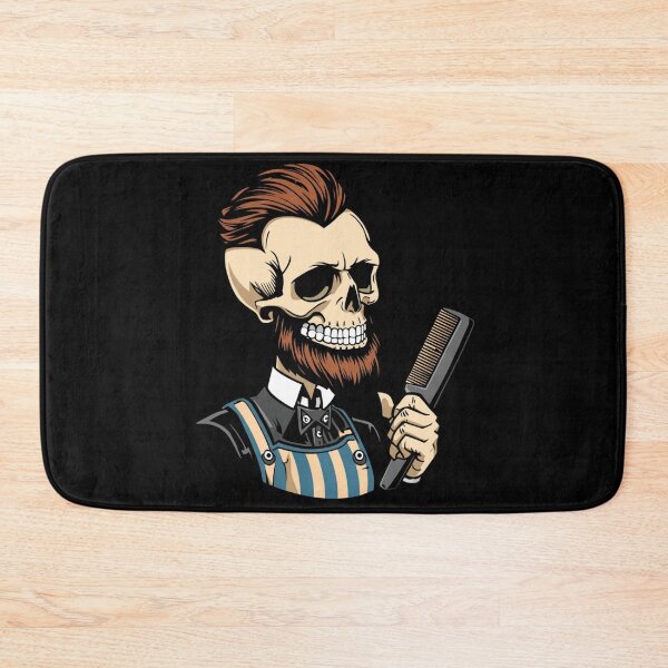 Item preview, Gentleman Barber Skull With Comb Art designed and sold by Barber MD Culture.