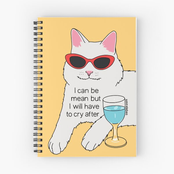 Item preview, Mean Cat by Sasa Elebea designed and sold by Sabrina Brugmann.