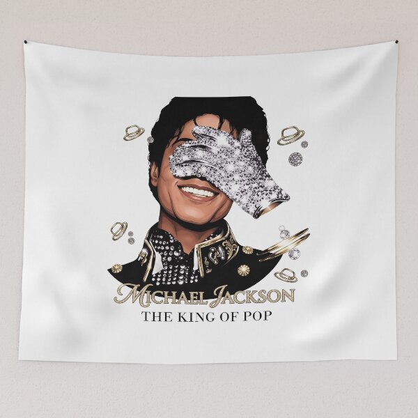 Item preview, Michael Jackson King of Pop Cosmic Glam Portrait designed and sold by KathleenR67443.