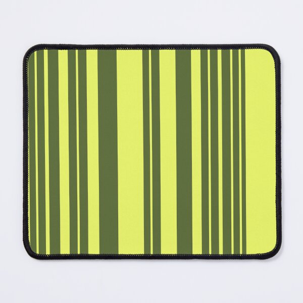 Item preview, Moss Green and Lime Yellow Vertical Stripes designed and sold by PatternTitan.