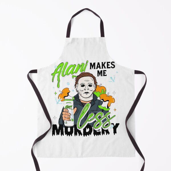 Item preview, Alani Makes Me Lazy Michael Myers Halloween Green Slime Design designed and sold by MichaelPu56780.