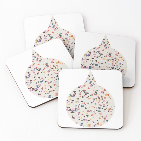 Item preview, Terrazzo Confetti Teardrop Quirky Geometric Shape Graphic designed and sold by TerrazzoForms.