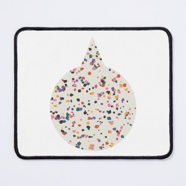 Item preview, Terrazzo Confetti Teardrop Quirky Geometric Shape Graphic designed and sold by TerrazzoForms.
