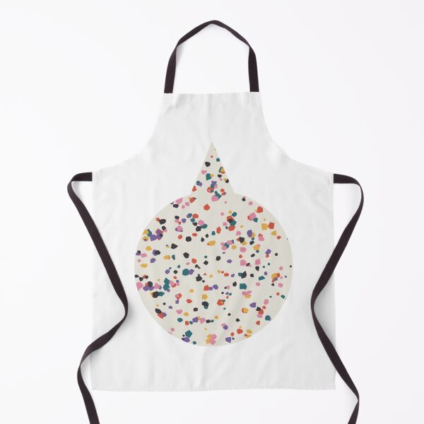 Item preview, Terrazzo Confetti Teardrop Quirky Geometric Shape Graphic designed and sold by TerrazzoForms.