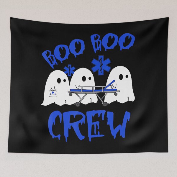 Artikelvorschau, Boo Boo Crew Funny Ghost EMS EMT Paramedic Halloween entworfen und verkauft von HaytamShop.