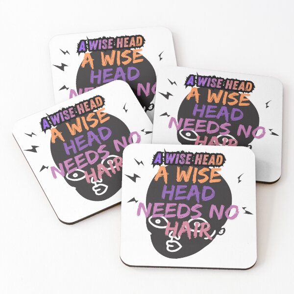 Item preview, A WISE HEAD NEEDS NO HAIR designed and sold by Ekstrashop.