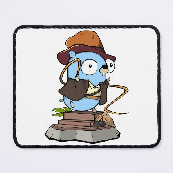 Item preview, Indiana 'Golang' Jones designed and sold by EmosGiftd.