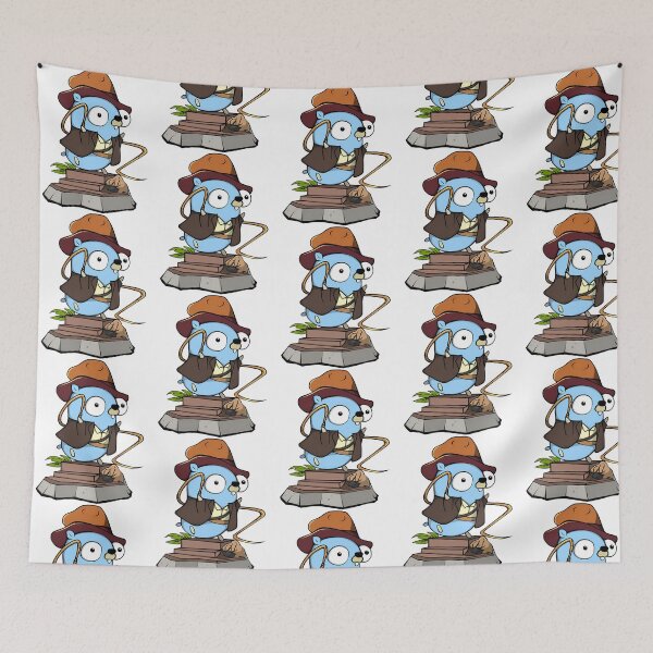 Item preview, Indiana 'Golang' Jones designed and sold by EmosGiftd.