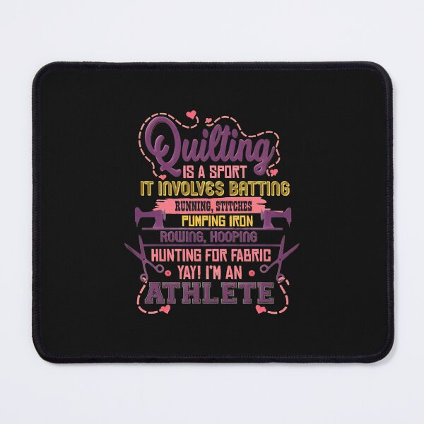 Item preview, Quilting is a Sport Athlete Funny Sewing Craft Gift designed and sold by klasenbee.