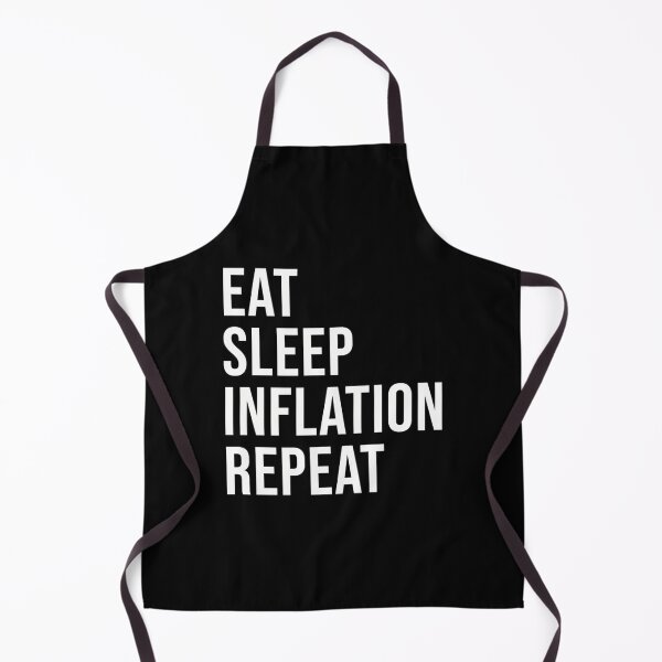 Artikelvorschau, Essen Schlafen Inflation Wiederholen entworfen und verkauft von PennysCrafts.