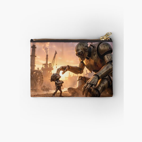 Item preview, Steampunk Androids: Father and Son in an Industrial Dystopia designed and sold by VoidVeilStudio.