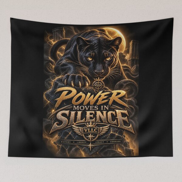 Item preview, VLLC Power Moves In Silence Black Panther Art designed and sold by VICTORY LIBERTY .