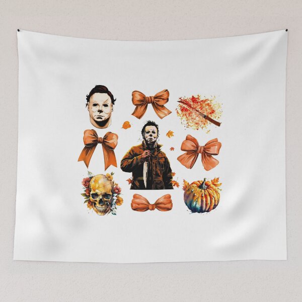 Item preview, Autumn Horror Slasher with Orange Bows and Pumpkin designed and sold by MatthewCo98528.