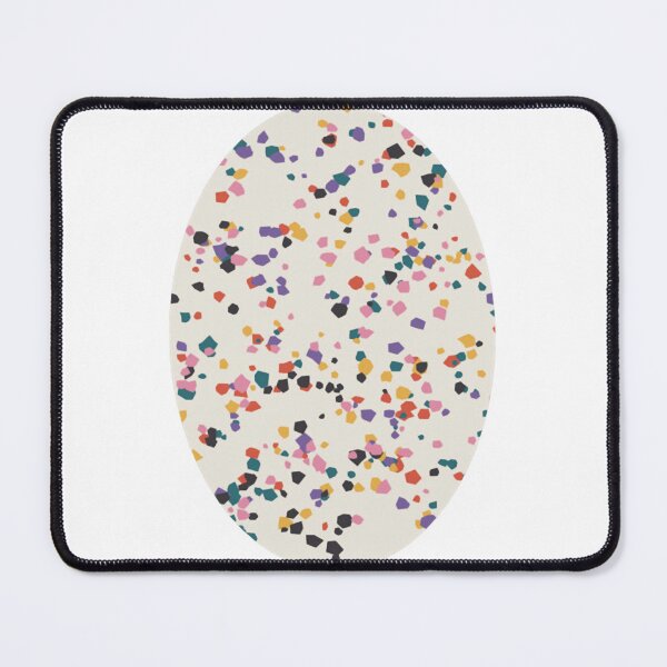 Item preview, Terrazzo Confetti Oval Trendy Aesthetic Speckled Graphic designed and sold by TerrazzoForms.