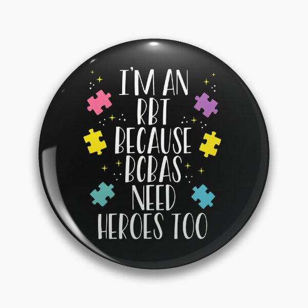 Item preview, RBT Because BCBAs Need Heroes Too Rainbow designed and sold by kazeckmynea.