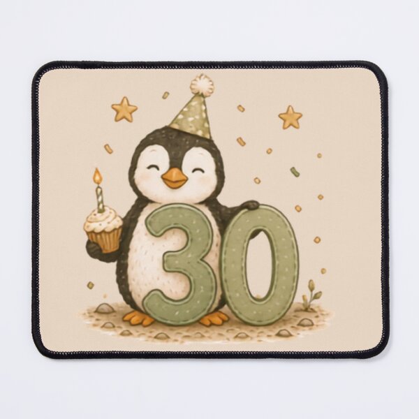 Item preview, Happy 30th Birthday Penguin designed and sold by MellowMunchkins.