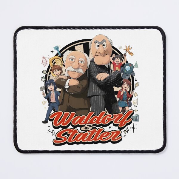 Item preview, Waldorf & Statler Anime Crossover designed and sold by ZubairNalban.