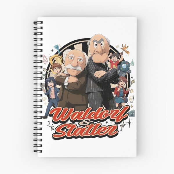 Item preview, Waldorf & Statler Anime Crossover designed and sold by ZubairNalban.