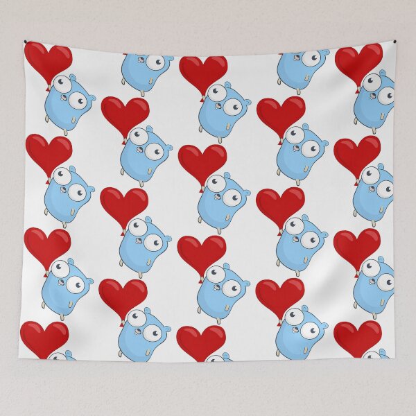 Item preview, The Go Gopher Heart Balloon designed and sold by EmosGiftd.
